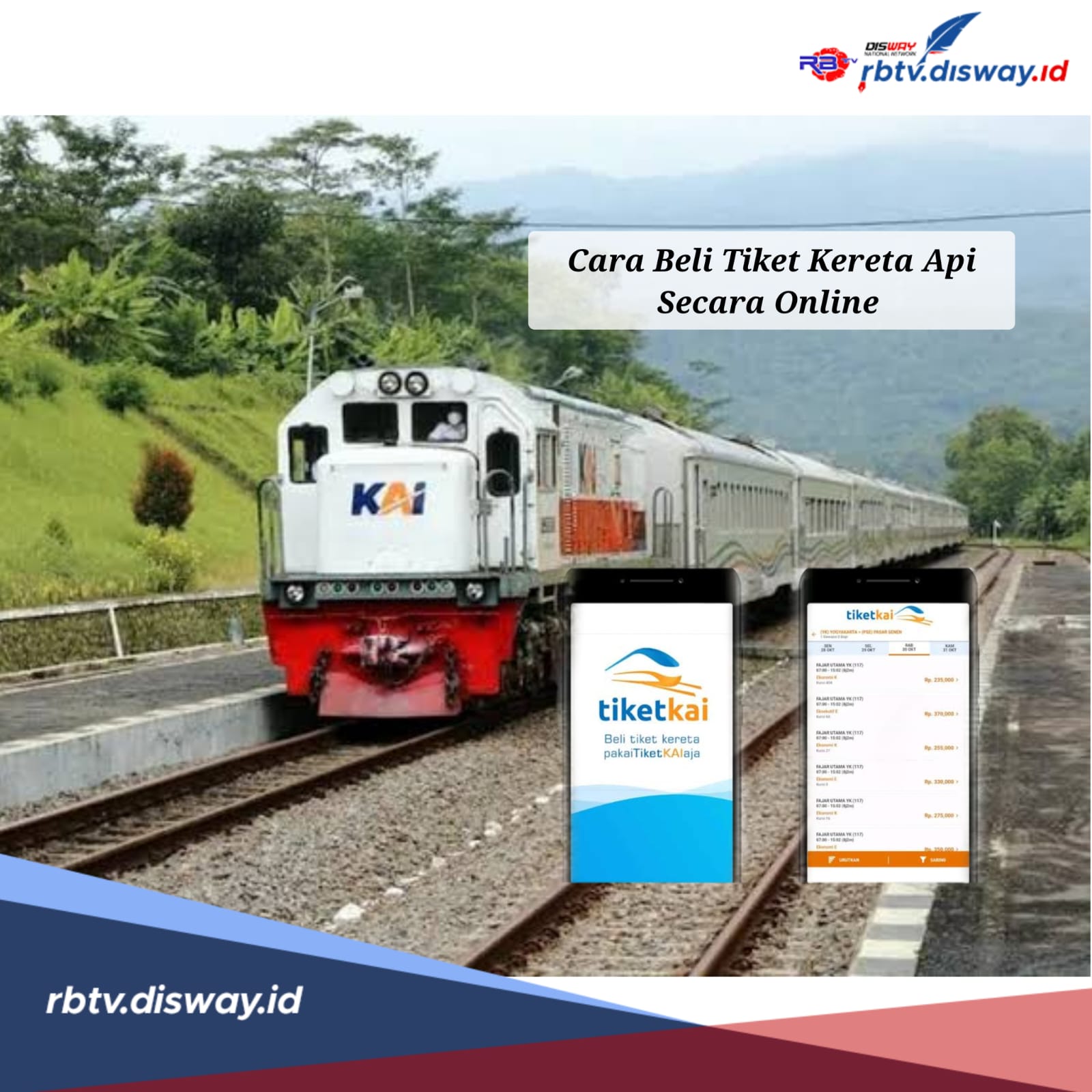 5 Cara Membeli Tiket Kereta Api Secara Online Tanpa Antre, Aman dan Cepat 