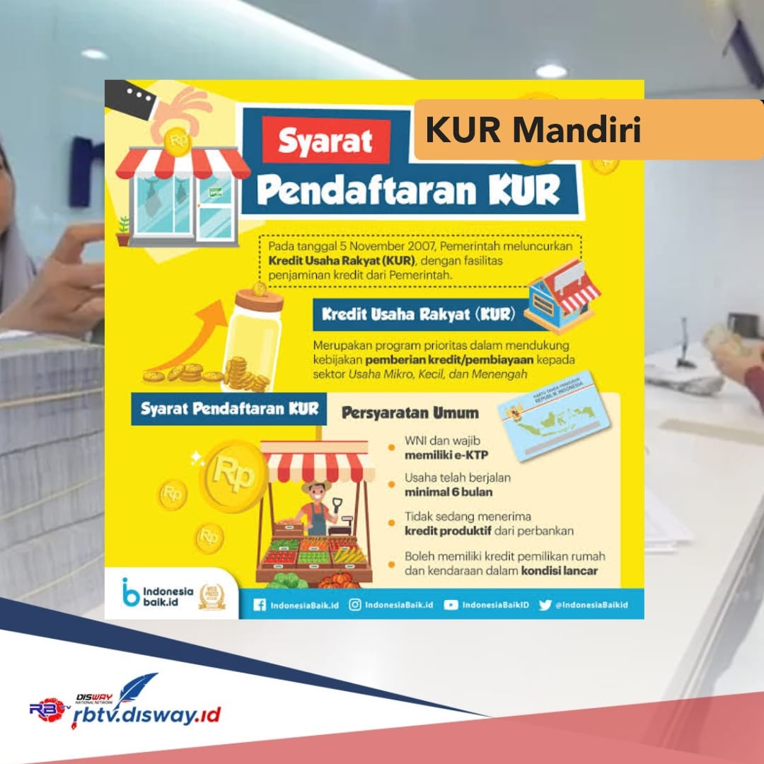 KUR Mandiri 2024 Bebas Agunan Pinjam Rp 10 Juta Sampai Rp 100 Juta, Ini Simulasi Angsurannya 