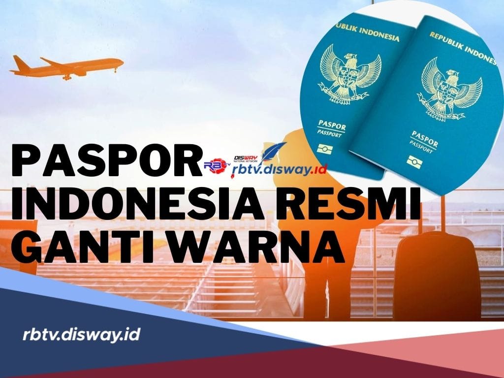 Paspor Indonesia Resmi Ganti Warna 17 Agustus 2024, Apa Alasan Paspor RI Diganti?