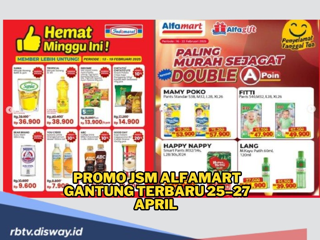 Sedang Diskon, Ini Dia Promo JSM Alfamart Gantung April 2025, Buruan Belanja 