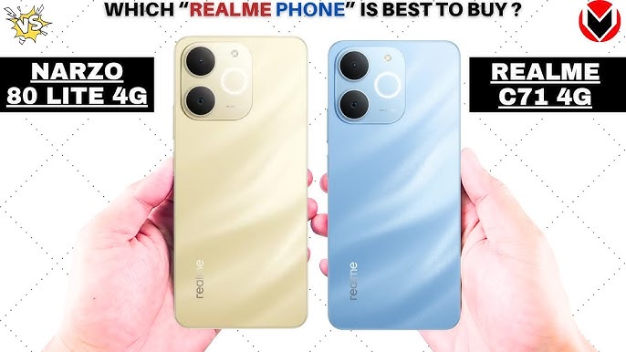 Bandingkan Mana yang Lebih Sah Dimiliki Realme Narzo 80 Lite 4G Vs Realme C71 4G