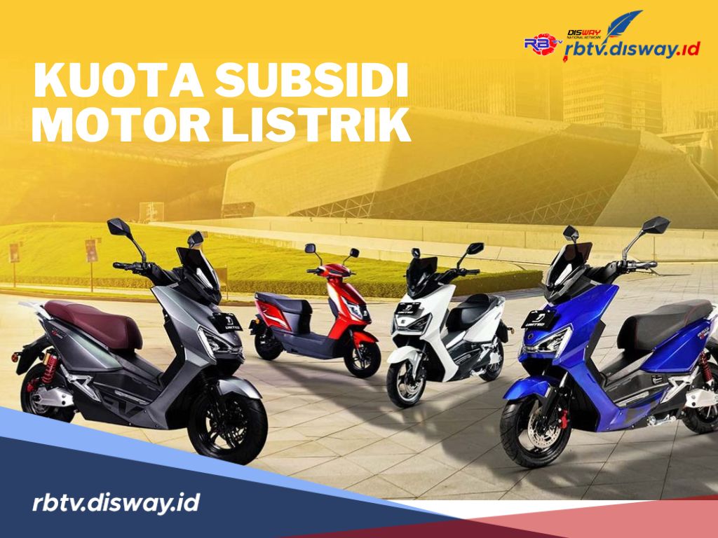 Kuota Subsidi Motor Listrik 2024 Tersisa Hanya Segini, Beli Sekarang Sebelum Kehabisan