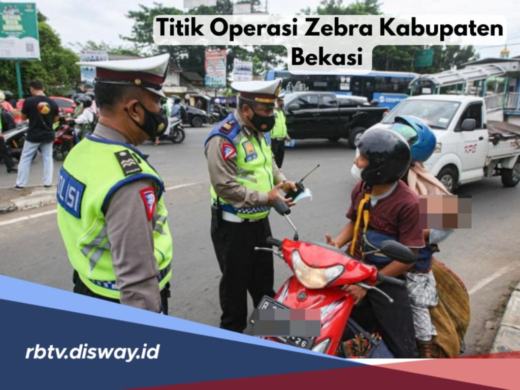 Catat! Jam dan Titik Lokasi Operasi Zebra 2024 di Kabupaten Bekasi