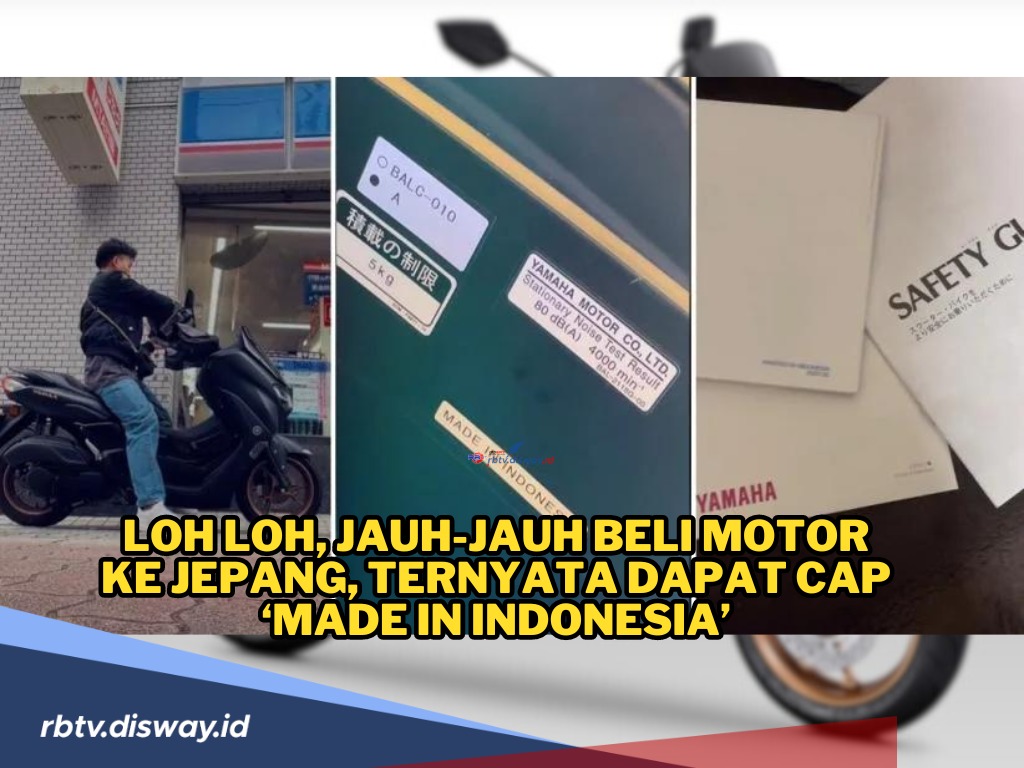 Jauh-jauh Beli Motor ke Jepang, Ternyata Dapat Cap ‘Made in Indonesia’, Begini Ceritanya 