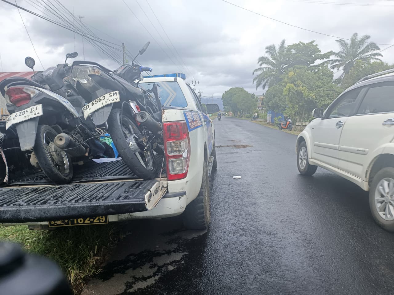 Tabrakan Sesama Motor, Lansia Asal Kota Bengkulu dan Pemuda Arga Makmur Lurat