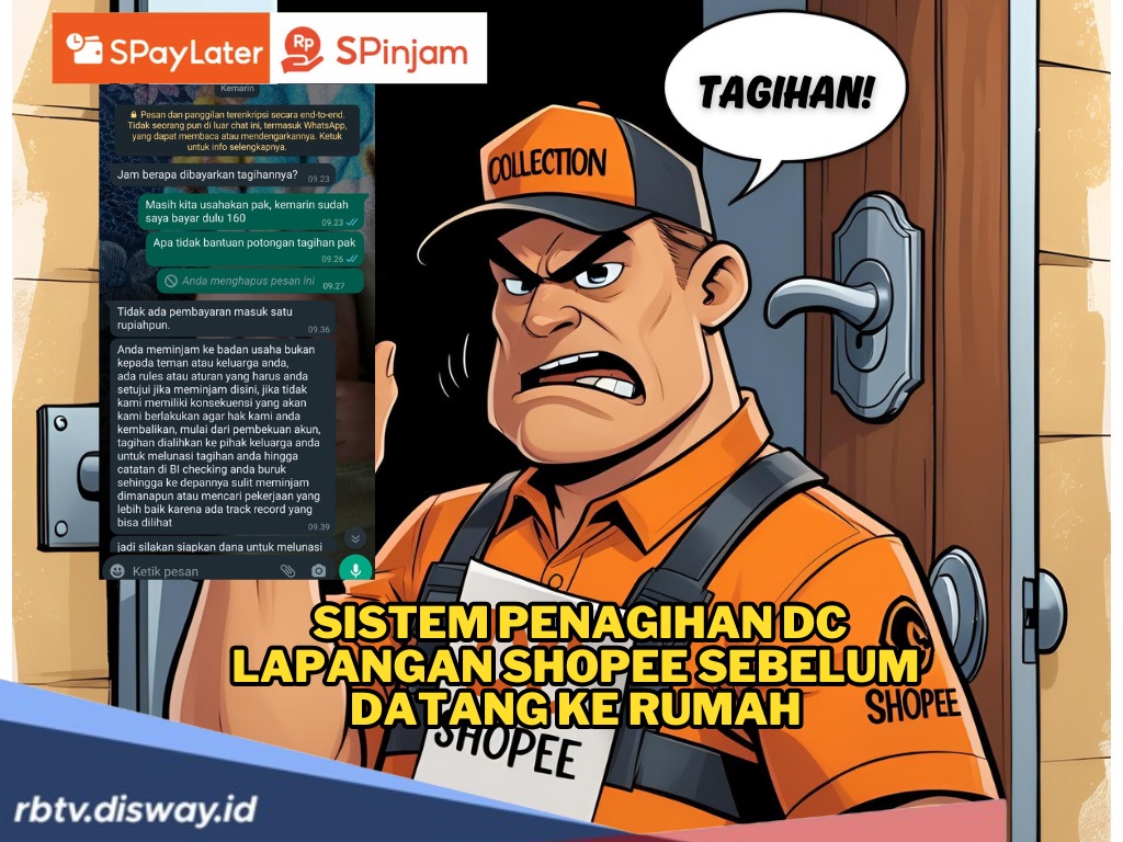 Pahami! Inilah Sistem Penagihan DC Lapangan Shopee Sebelum Datang ke Rumah, Jangan Sampai Terlambat Bayar!