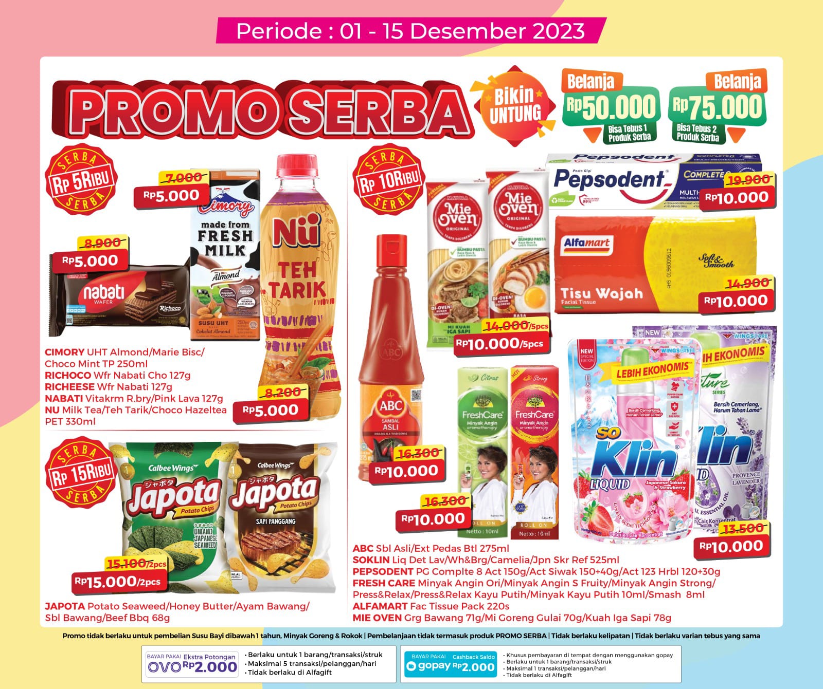 Super Hemat! Promo Serba Gratis Alfamart 1-15 Desember 2023, Cek Juga Kejutan Promo Lainnya disini