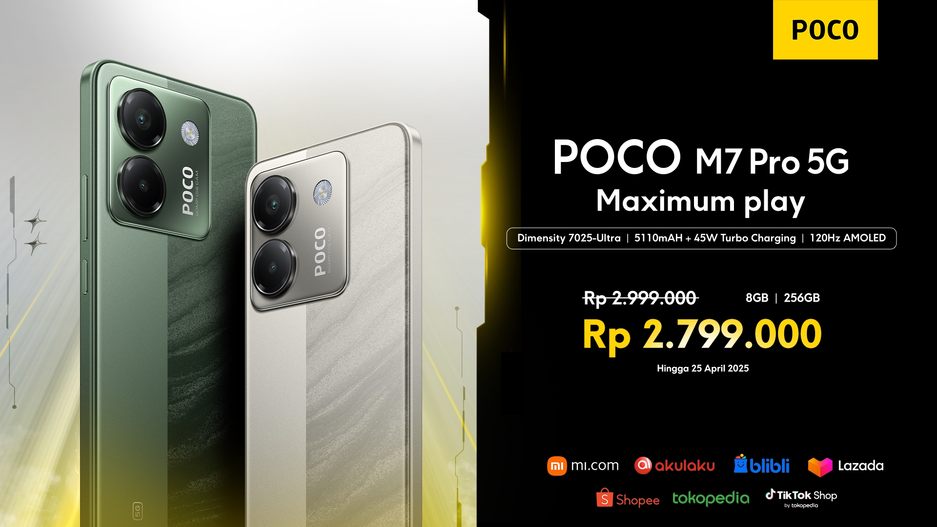 Resmi Diperkenalkan di Indonesia, POCO M7 Pro 5G Tawarkan Beragam Keunggulan