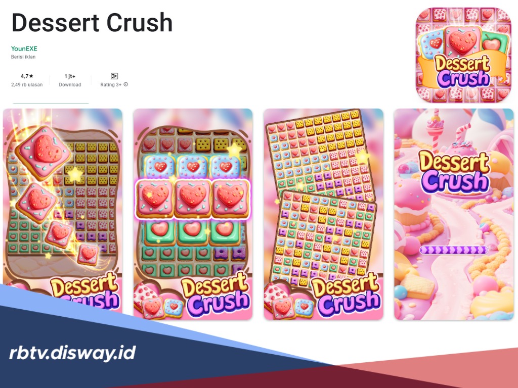 Poin di Game Dessert Crush Jadi Ladang Penghasil Saldo di Akun DANA