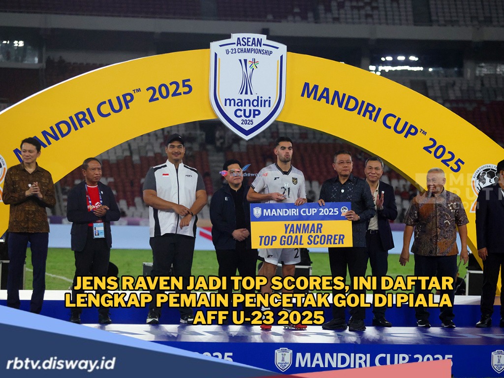 Daftar Top Skor Piala AFF U-23 2025, Jens Raven Jawaranya?