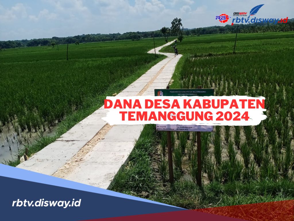 Dana Desa di Kabupaten Temanggung Tahun 2024, Segini Rinciannya Per Desa