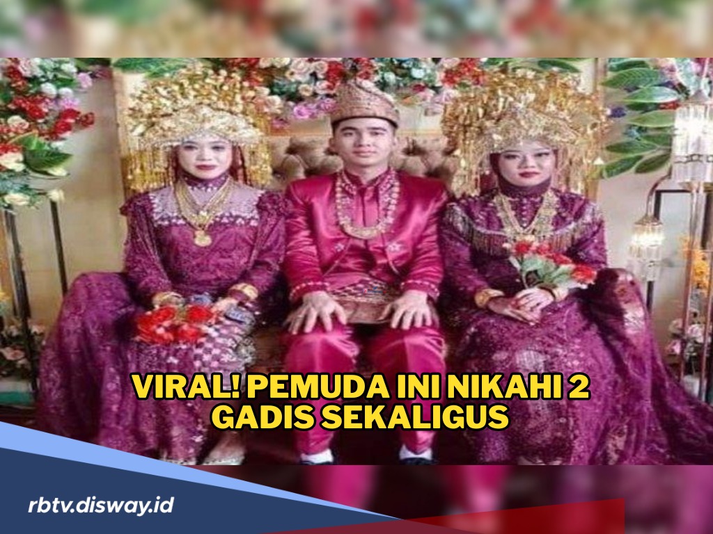 Viral! Pemuda Ini Nikahi 2 Wanita Sekaligus, Kok Bisa? Begini Kisah dan Sosoknya