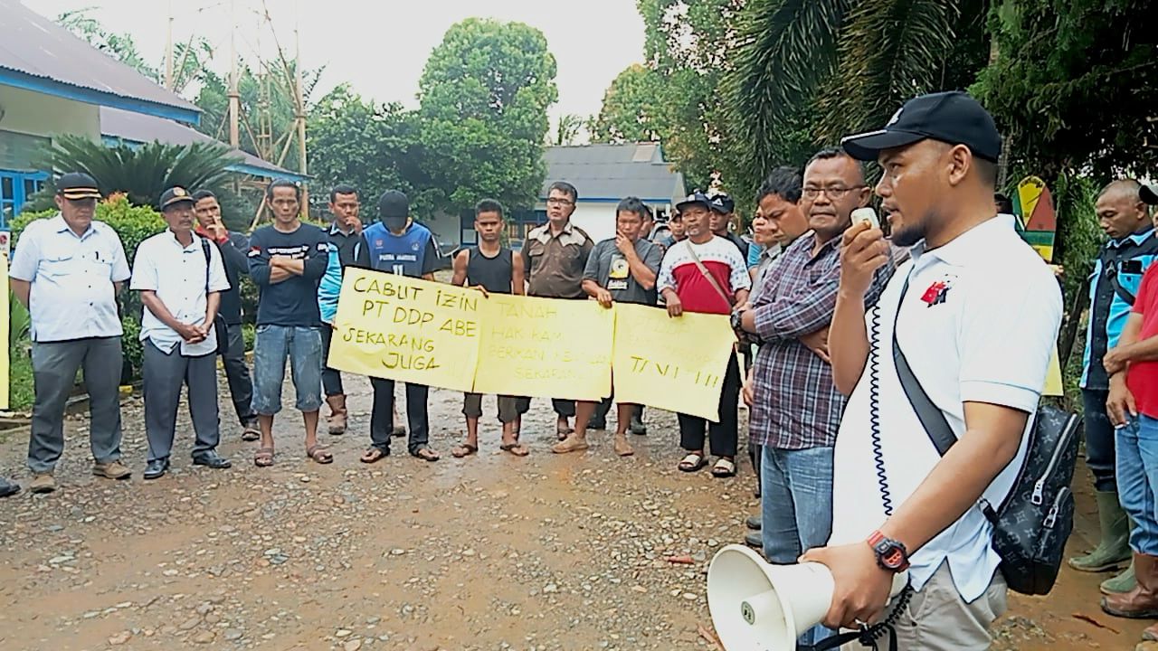 Konflik Lahan Memanas, 6 Desa Penyangga dan KMS Tolak Perpanjangan HGU PT. DDP ABE