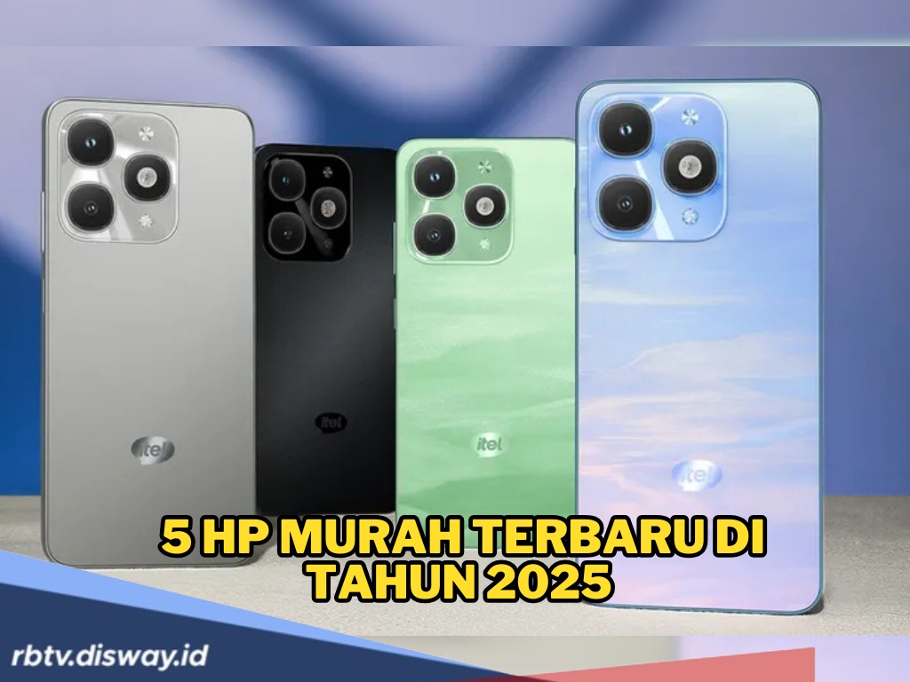 5 HP Murah Terbaru di Tahun 2025, Tampilan Stylish, Baterai Awet dan Performa Mumpuni 