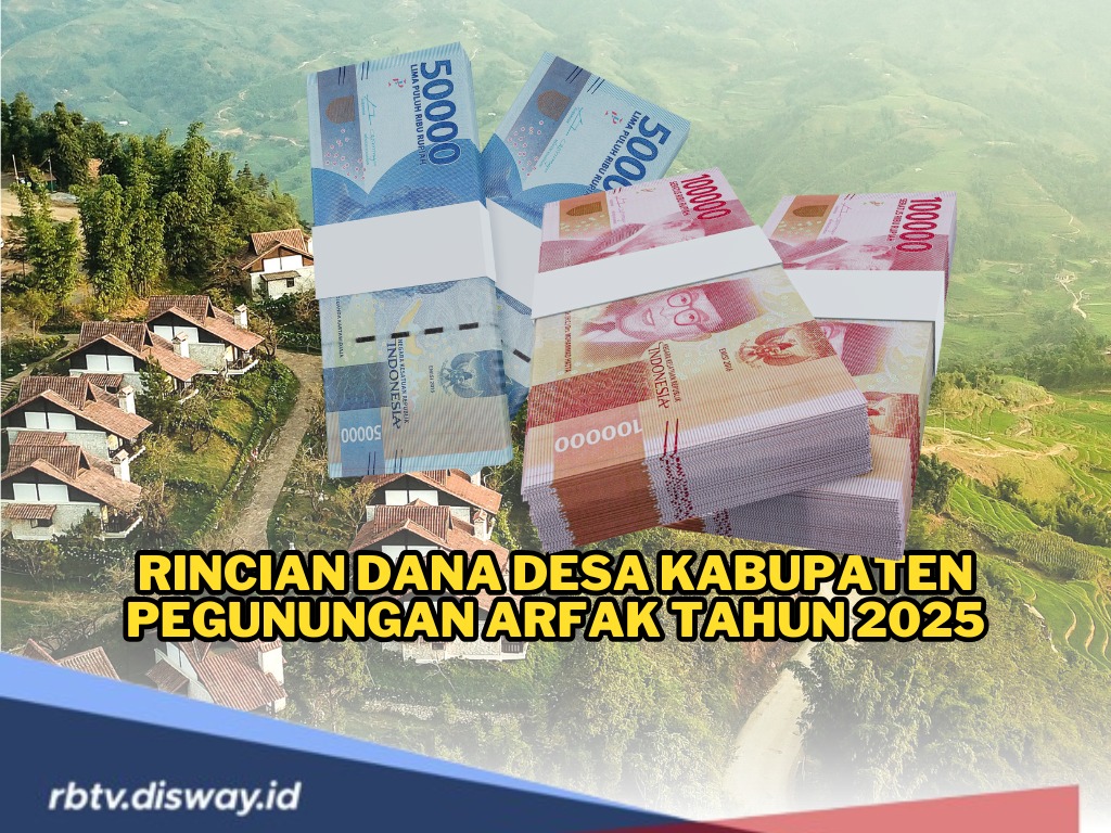 Kucuran Anggaran Dana Desa 2025 Kabupaten Pegunungan Arfak Rp 123.551.410.000, Simak Rincian Pembagiannya