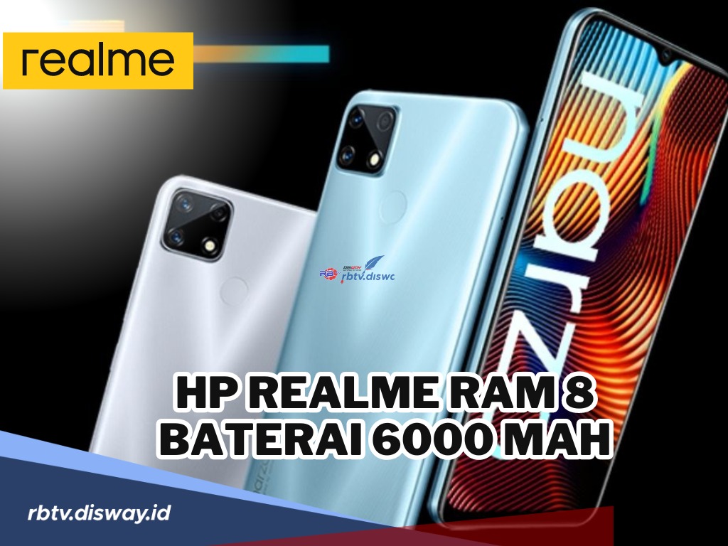 Cari Hp Realme Ram 8 Baterai 6000 mAh? Yuk Intip Realme Narzo 20, Begini Spesifikasinya