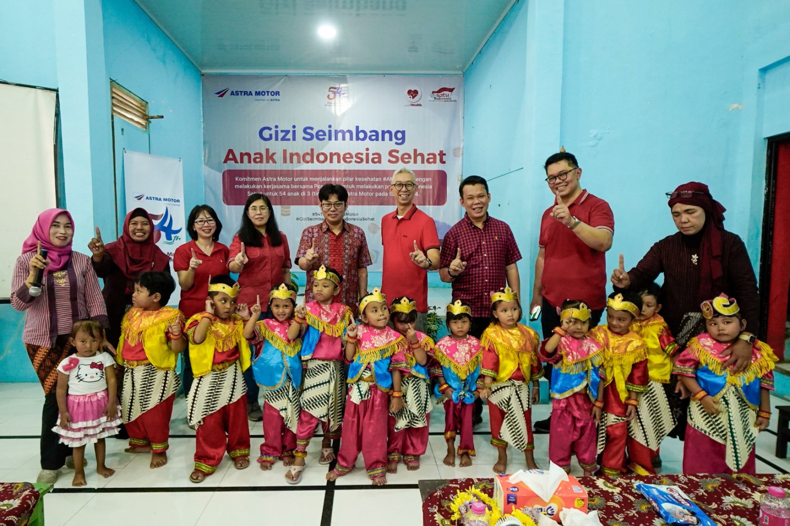 Wujudkan #GiziSeimbang Anak Indonesia Sehat, Astra Motor Lakukan Pembinaan Posyandu 