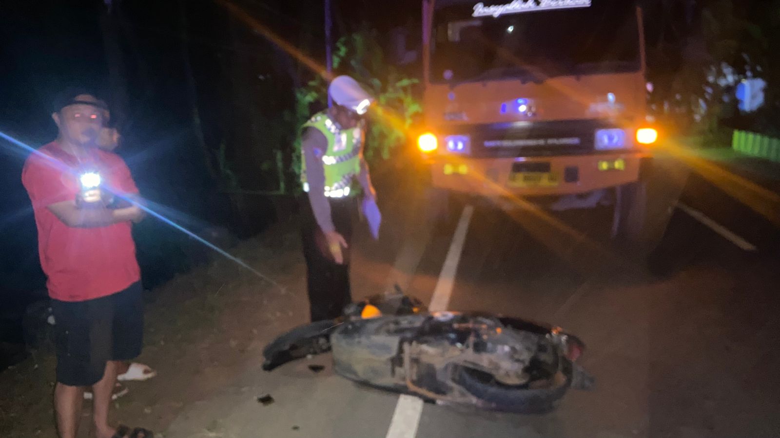 Laka Maut di Seluma, Pensiunan Tewas Dihantam Truk Fuso 