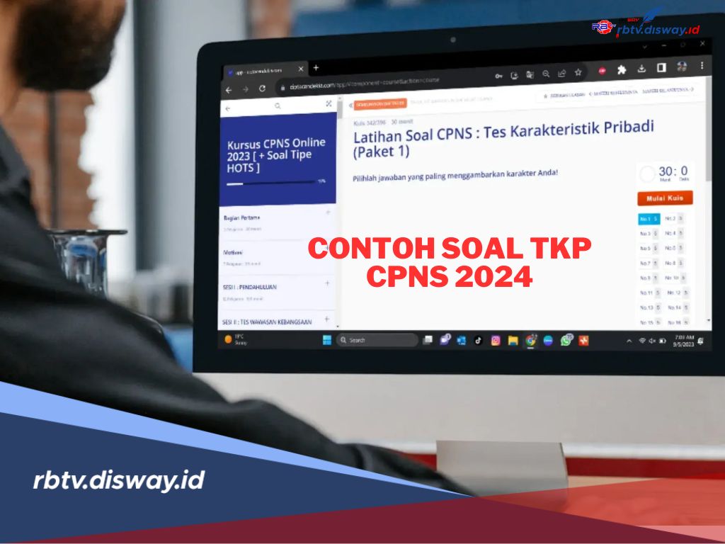 Contoh Soal dan Kunci Jawaban Tes Karakteristik Pribadi (TKP) CPNS 2024