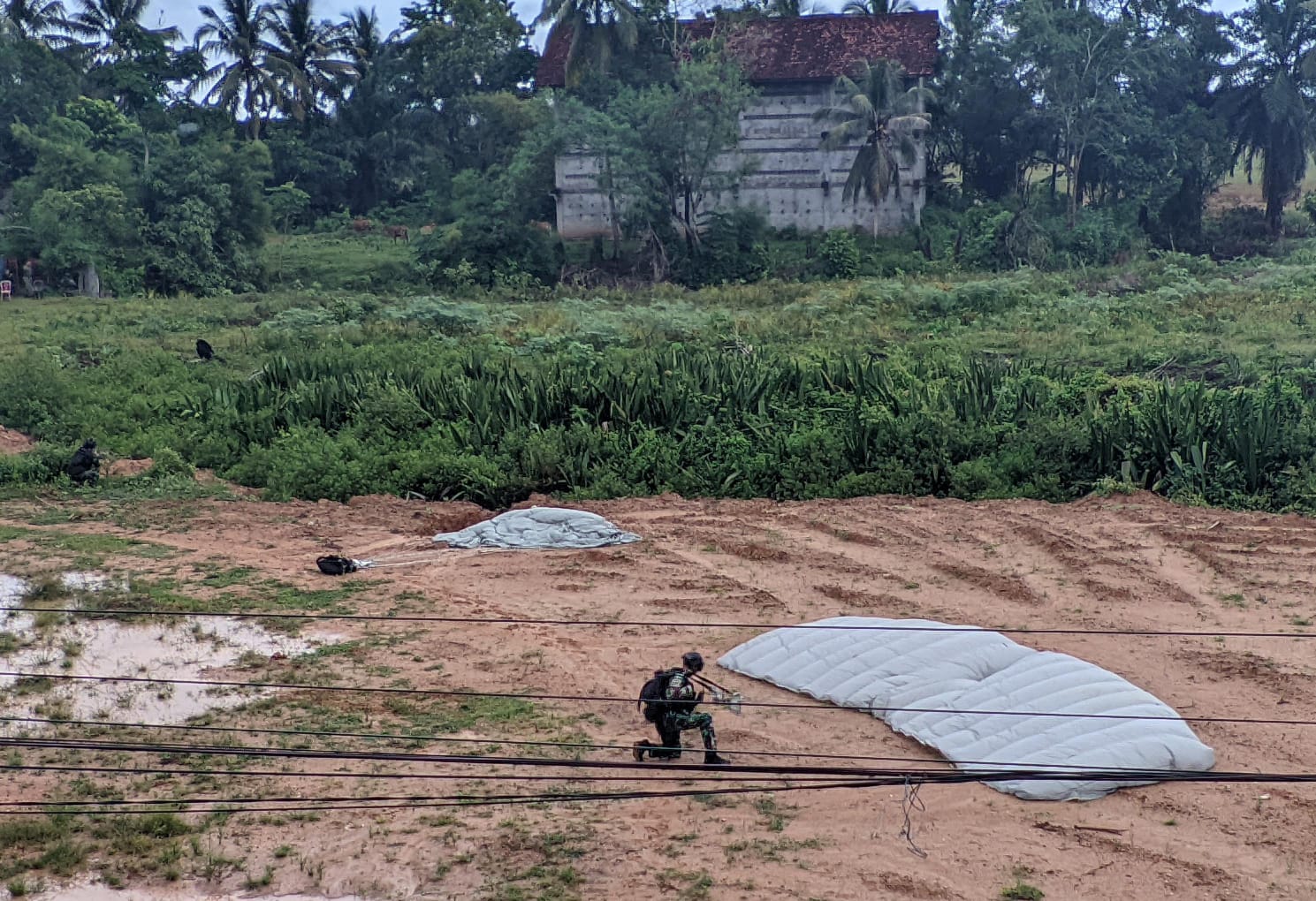 Pasukan Elit Tembakan Tiga Bom di Danau Dendam Tak Sudah Bengkulu