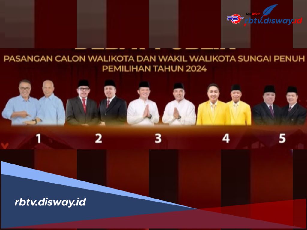 Hasil Perolehan Suara Sementara Pilkada Kota Sungai Penuh 2024, Paslon 1 Unggul Sekitar 38,43 Persen