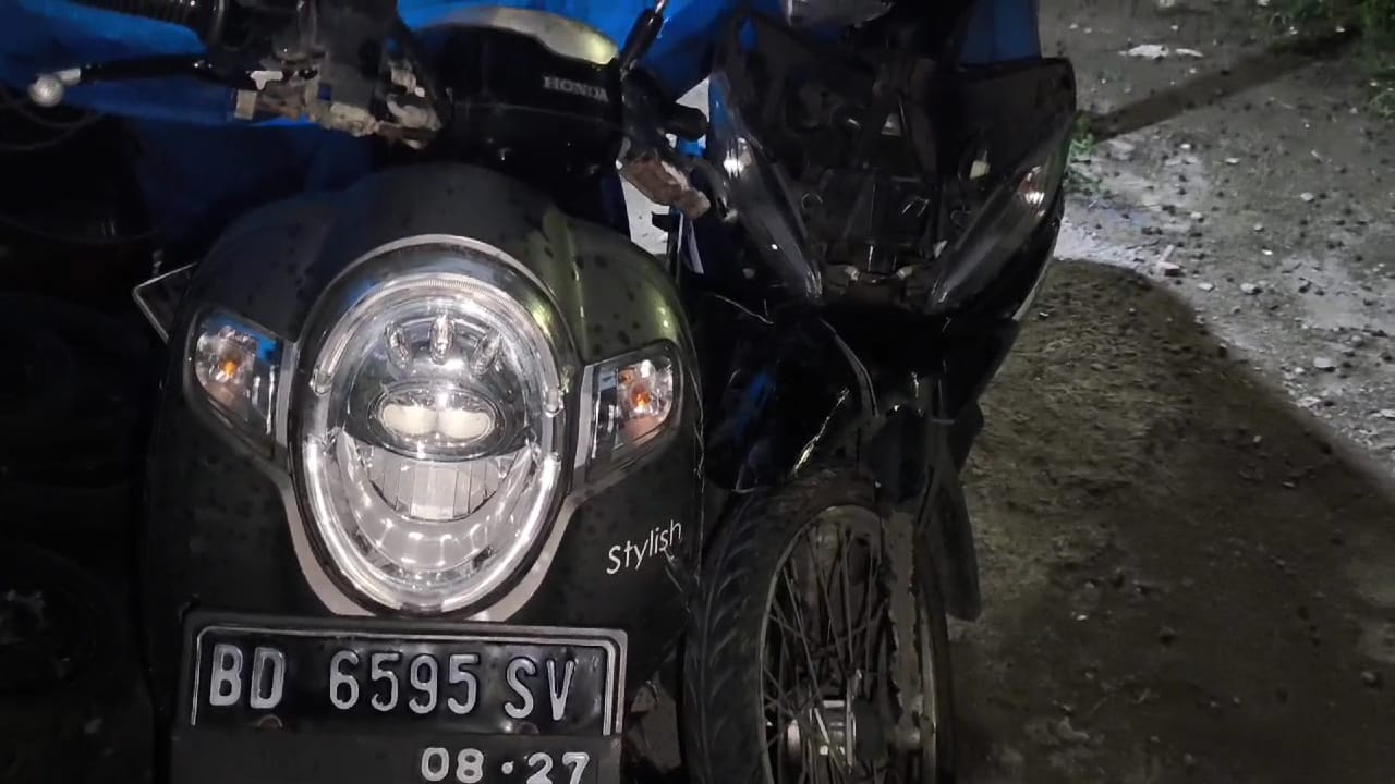 Kecelakaan Adu Banteng di Bengkulu, Begini Kondisi Pengendara Motor