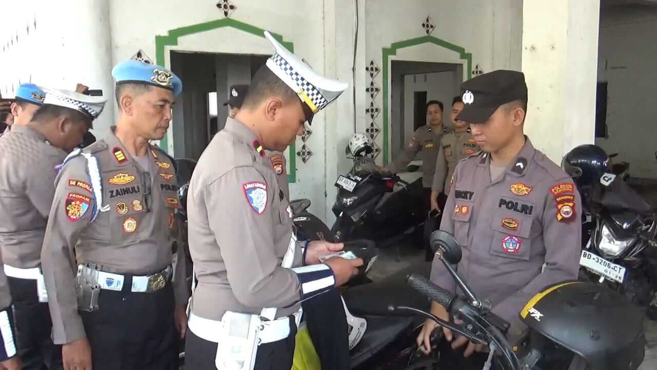 Ops Patuh Nala 2025 Polresta Bengkulu, 'Polisi Razia Polisi'