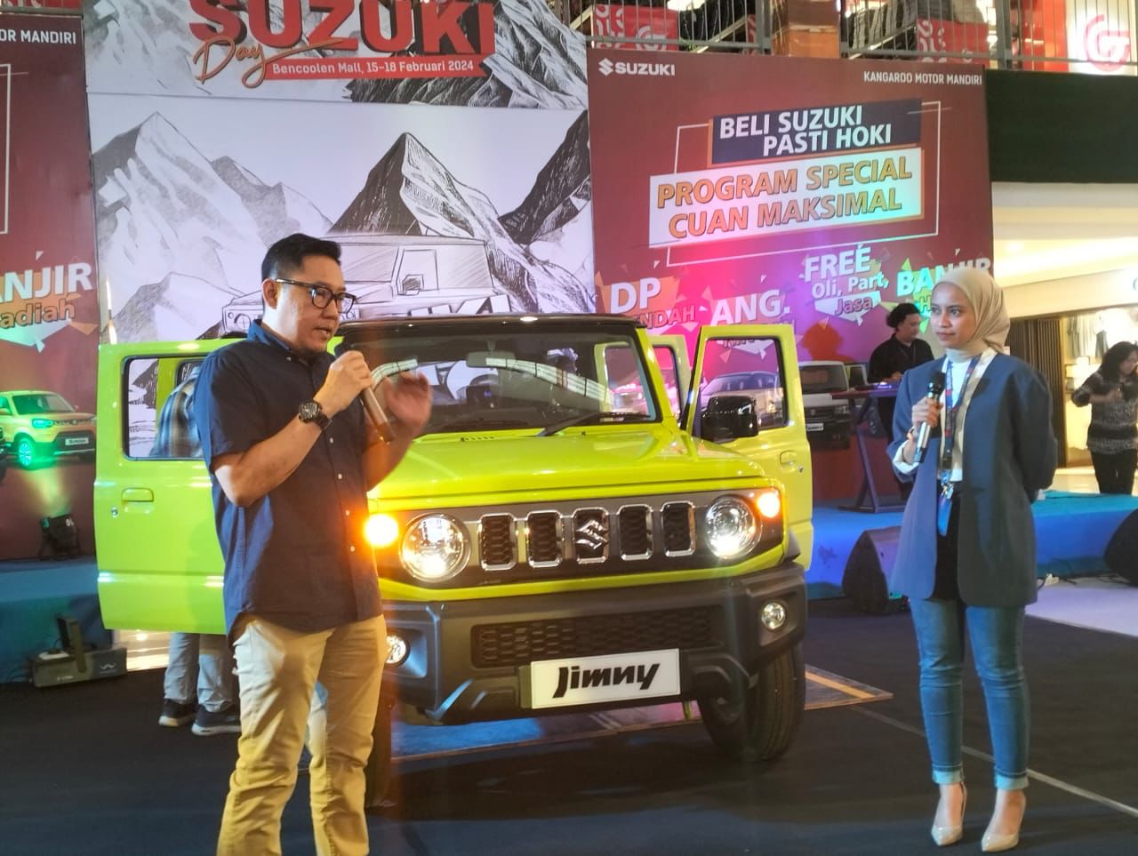 Suzuki Day Bencoolen Mall Bengkulu, Mobil Legendaris Suzuki Jimny 5-door Tawarkan Pengalaman Berpetualang