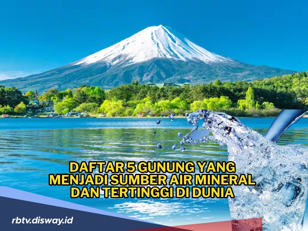 Inilah Daftar 5 Gunung yang Menjadi Sumber Air Mineral dan Tertinggi di Dunia