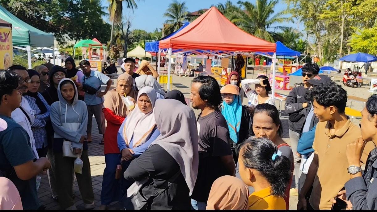 Rebutan Lapak di Balai Buntar Memanas, Pedagang Terlibat Adu Mulut 