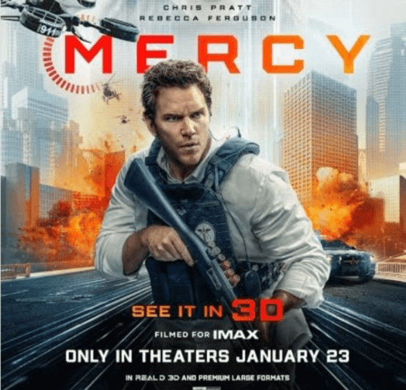 Dibintangi Chris Pratt dan Rebecca Ferguson, Ini Sinopsis Film ‘Mercy’
