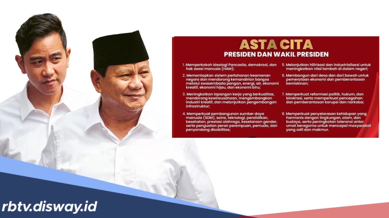 Mengenal Asta Cita Prabowo-Gibran, Berikut Isi Lengkapnya