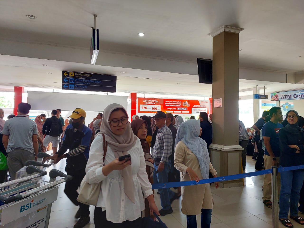 Arus Balik di Bandara Fatmawati, 22 Penerbangan Layani 2.650 Penumpang Balik ke Kota Asal 