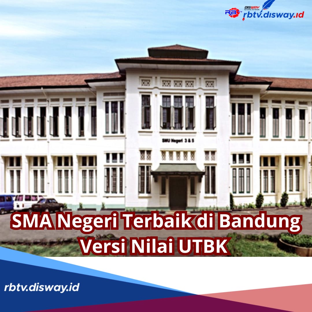 Referensi PPDB 2024, Ini 7 SMA Negeri Terbaik di Bandung Versi Nilai UTBK 