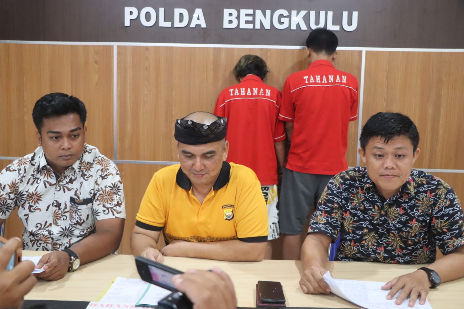 2 Residivis Ditangkap Ditresnarkoba Polda Bengkulu di Kedai Kopi, 6 Paket BB Asal Sumsel Diamankan