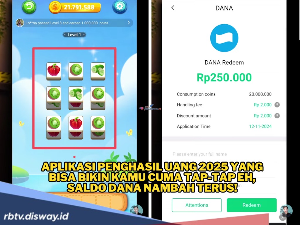 Game Buah-buahan Dapet Cuan? Nih Aplikasi Penghasil Uang 2025 yang Bisa Bikin Saldo DANA Nambah Terus