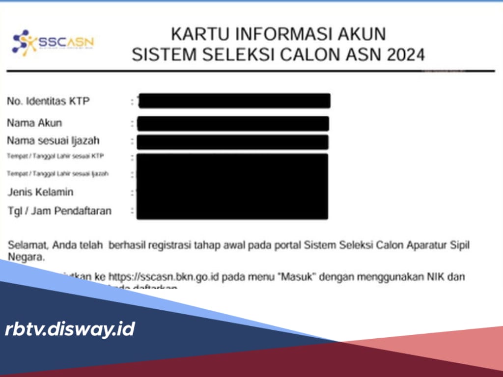 Jangan Sampai Salah, Begini Cara Cetak Kartu Informasi Akun dan Kartu Pendaftaran CASN 2024 