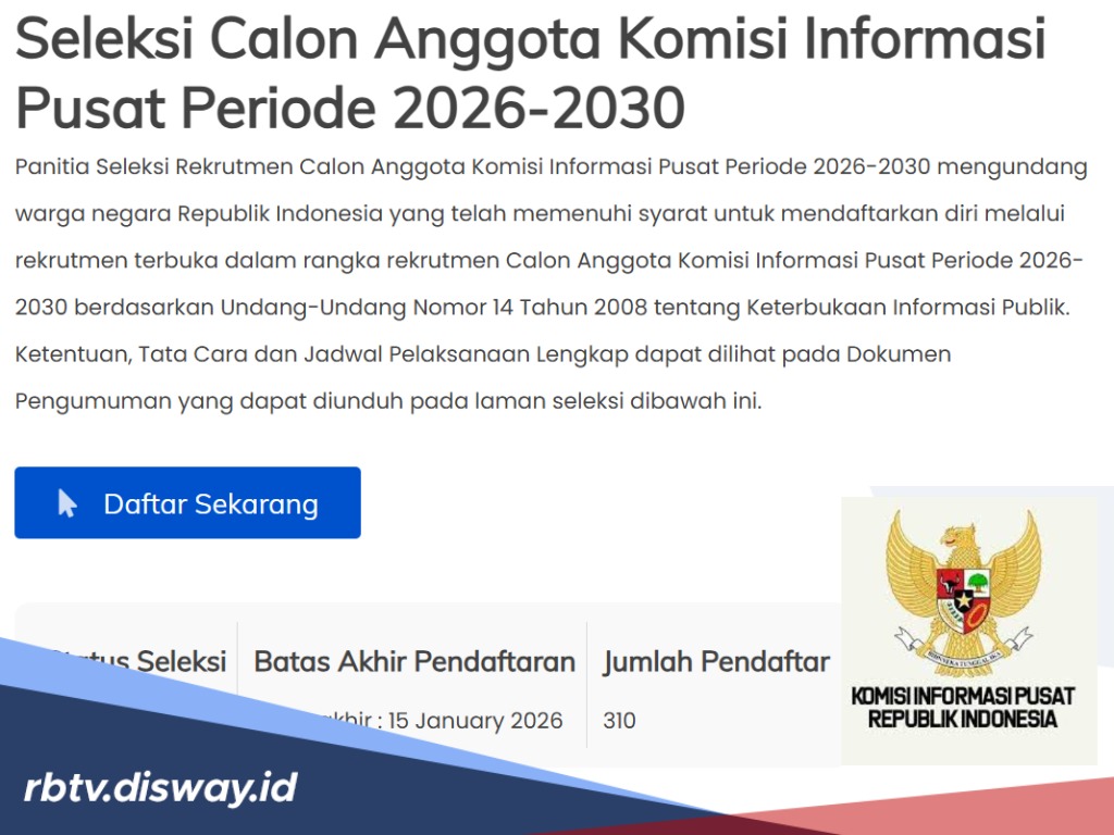 Peluang Kerja di Kementerian, Komdigi Buka Loker Posisi Strategis, Segera Lengkapi Syarat Berikut 