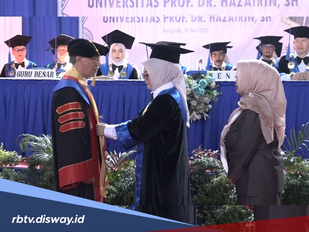 Guru Besar Unihaz Bengkulu Bertambah, Rektor: Perkuat Kontribusi Pengembangan Keilmuan Bidang Hukum Agraria