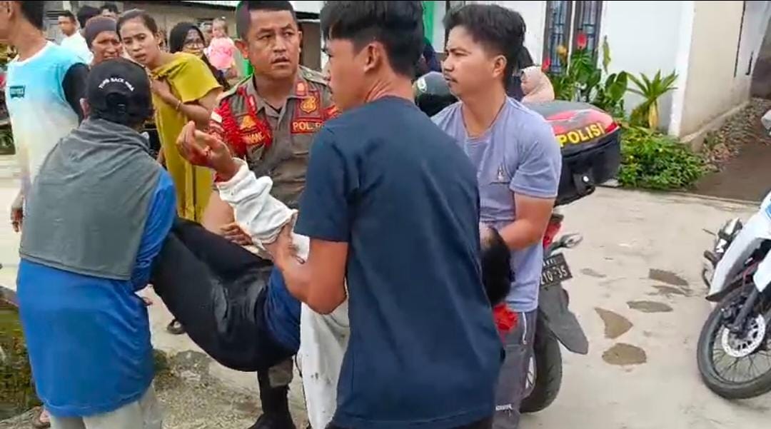 Di Kabawetan Kepahiang, Wanita Terkapar Ditikam Senjata Tajam