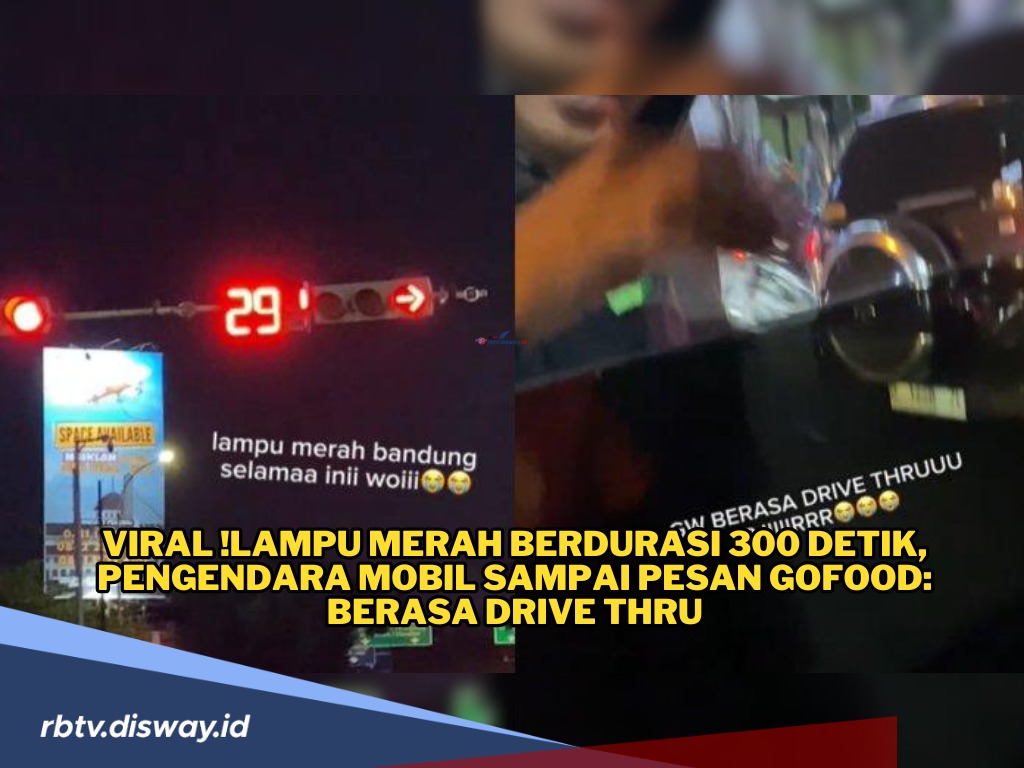 Viral Durasi Lampu Merah 300 Detik di Bandung, Nyata atau Trik Konten