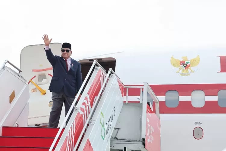 Satu-satunya di Dunia Ada Presiden Jemput Ajudan Pakai Pesawat, Itu lah Presiden Prabowo Subianto