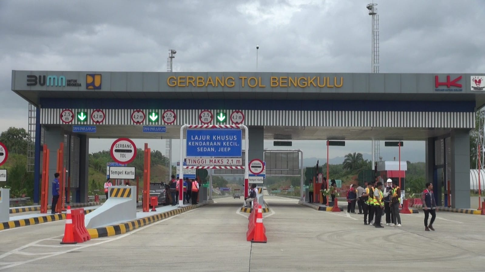 11 Januari Tol Bengkulu Berbayar 