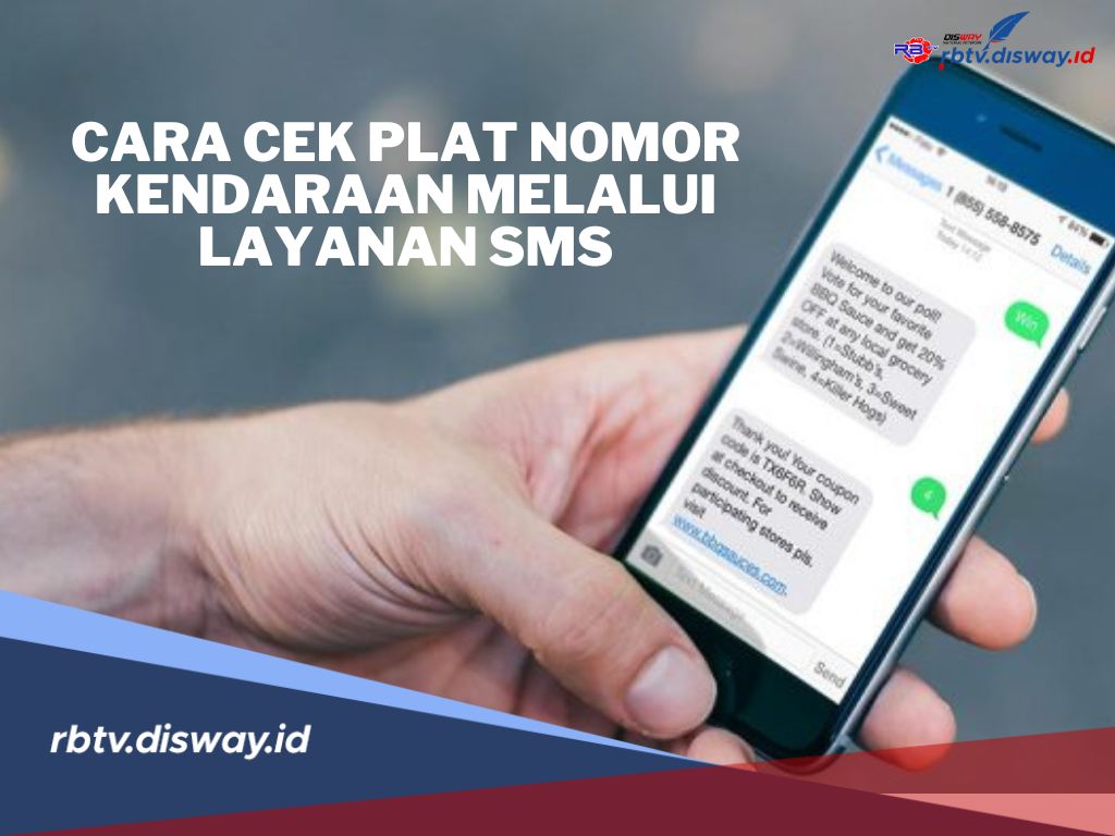 3 Cara Mengecek Plat Nomor Kendaraan Melalui Layanan SMS, Tak Perlu Repot ke Samsat