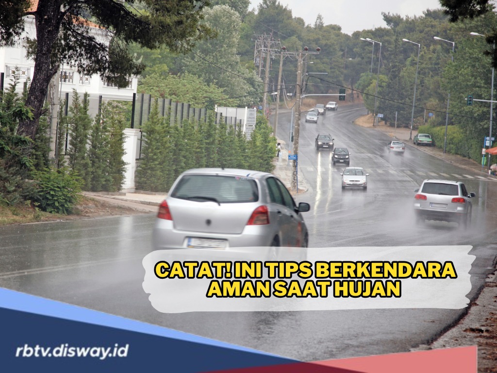 13 Tips Berkendara Aman Saat Hujan, Waspada Jalan Licin 