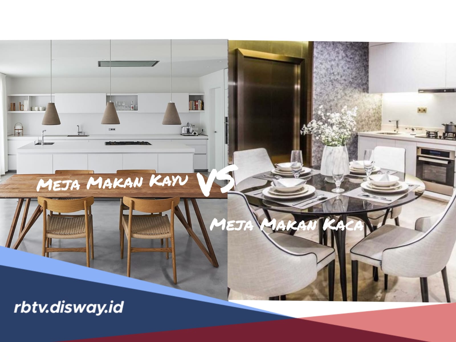 Jangan Asal Beli, Ini Tips Memilih Material Meja Makan Kayu Vs Kaca