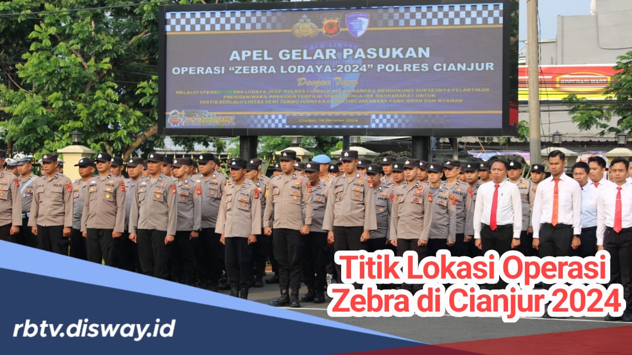 Ini 23 Titik Lokasi Operasi Zebra 2024 di Cianjur, Digelar Dua Pekan