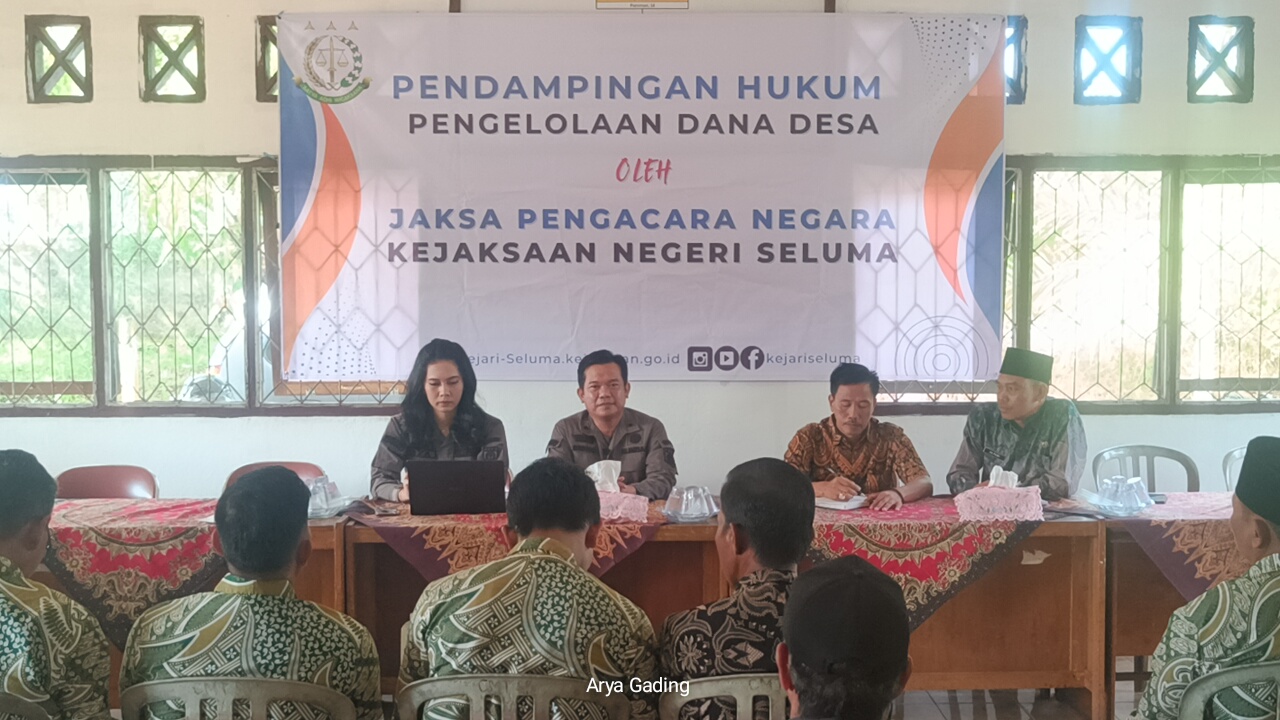 Oknum LSM Kena OTT, Kejari Seluma Beri Pendampingan Hukum Pengelolaan Dana Desa