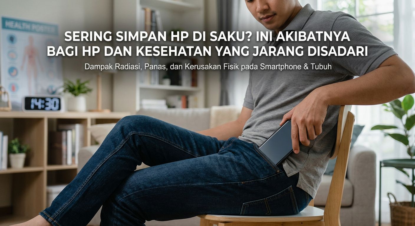 Sering Simpan HP di Saku? Ini Akibatnya bagi HP dan Kesehatan yang Jarang Disadari