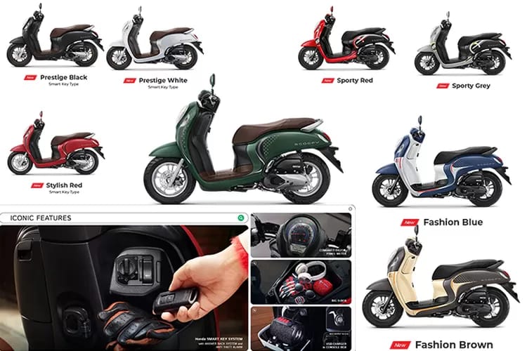  Generasi Terbaru, Spesifikasi All New Honda Scoopy 2024 Diluncurkan dengan Desain Sporty dan Fashion